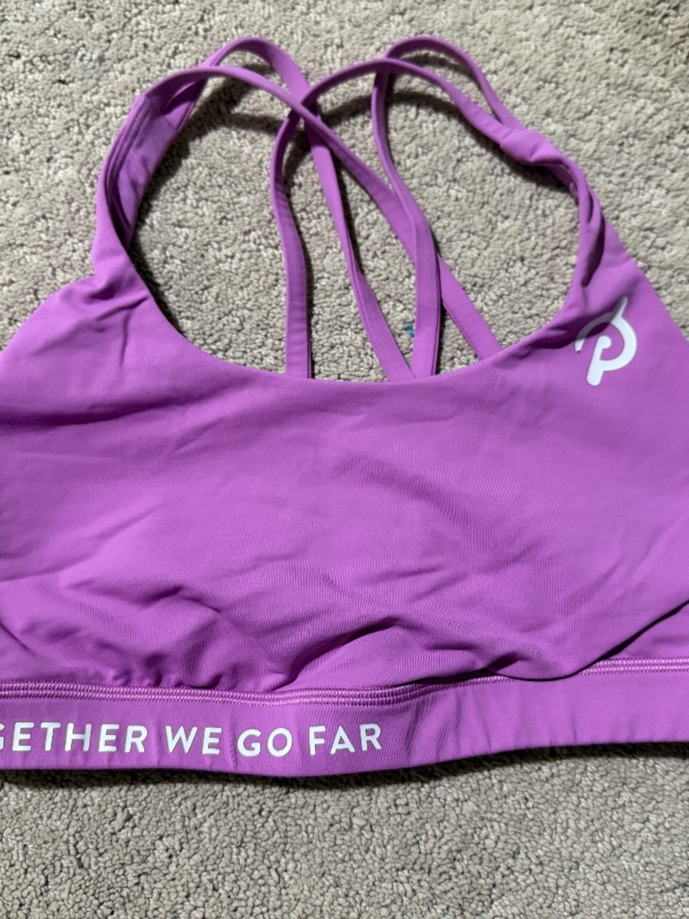 Peloton LuluLemon Bra Pink 10